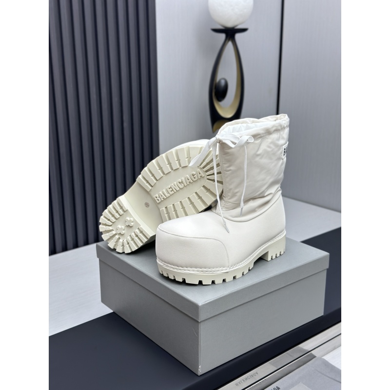 Balenciaga Alaska Low Boot In White Nylon PB 241220