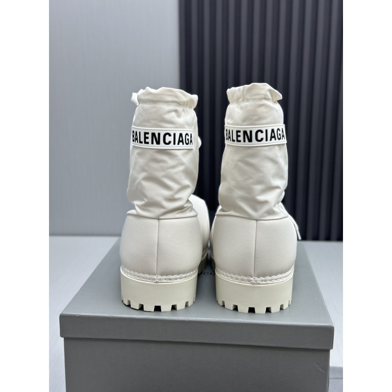 Balenciaga Alaska Low Boot In White Nylon PB 241220