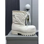 Balenciaga Alaska Low Boot In White Nylon PB 241220