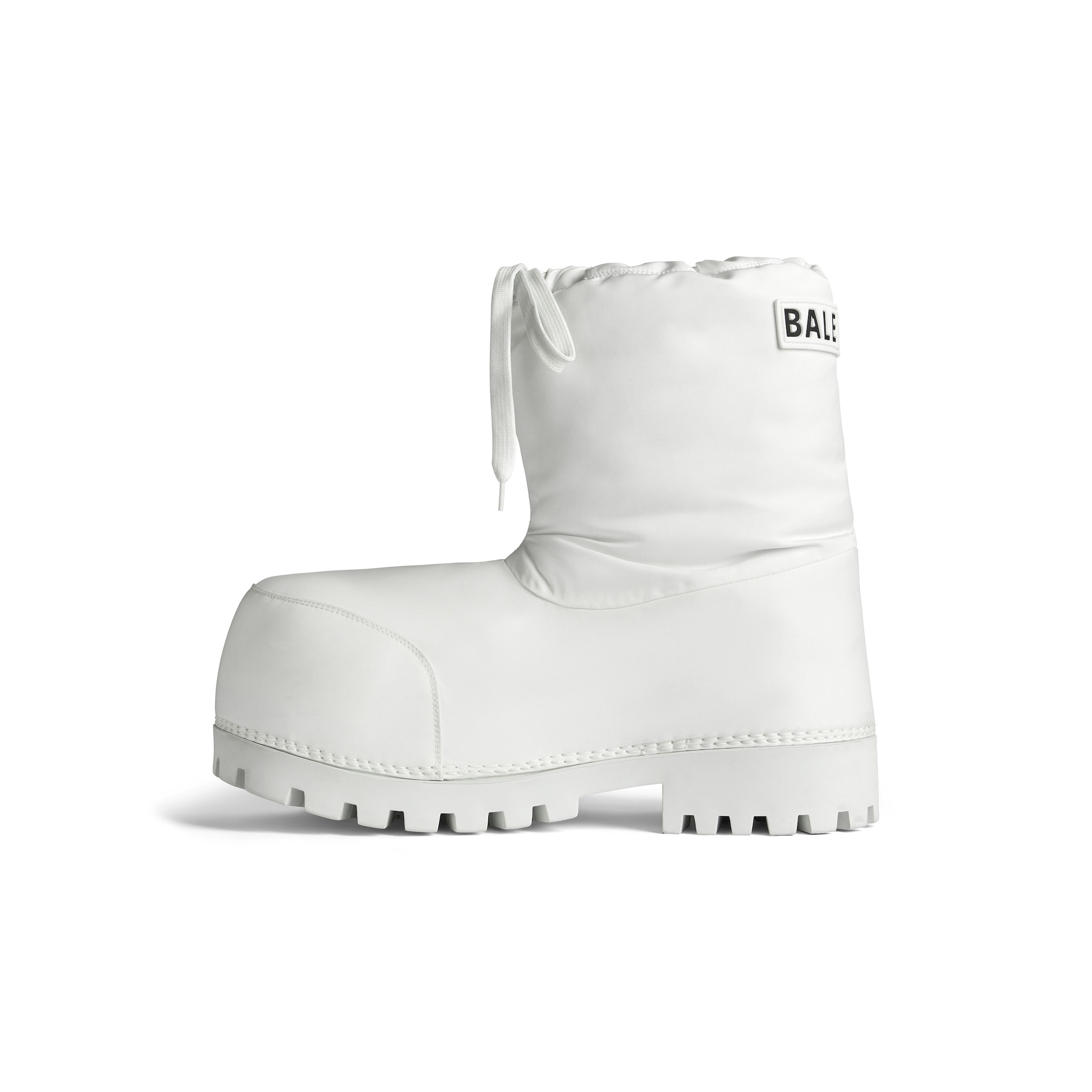 Balenciaga Alaska Low Boot In White Nylon PB 241220