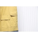 Balenciaga Patch Cotton Wide Cargo Pants Beige Blue CK 3102024020