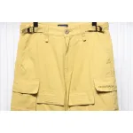 Balenciaga Patch Cotton Wide Cargo Pants Beige Blue CK 3102024020