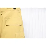 Balenciaga Patch Cotton Wide Cargo Pants Beige Blue CK 3102024020