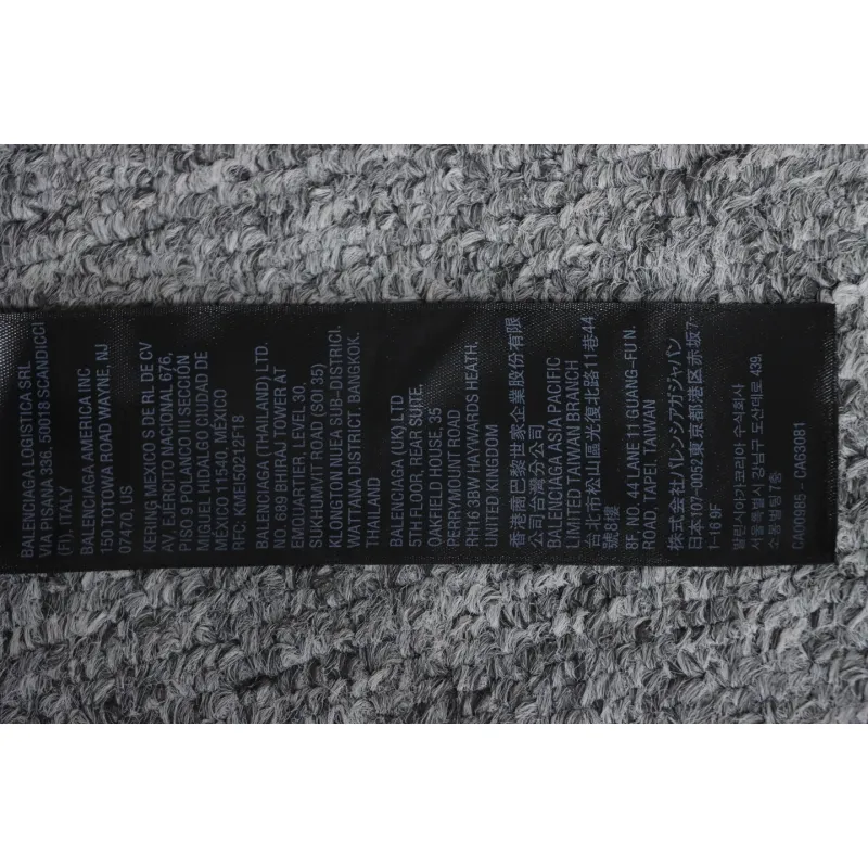 Balenciaga Removable Cargo Pants Black CK WH3902024027