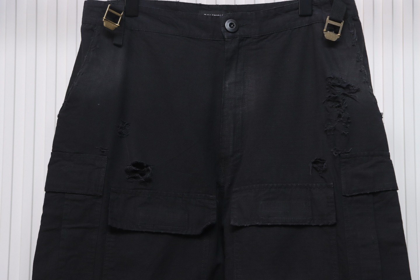 Balenciaga Removable Cargo Pants Black CK WH3902024027