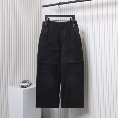 Balenciaga Removable Cargo Pants Black CK WH3902024027 01