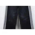 Balenciaga x Adidas Side Stripes Baggy Jeans in Black CK 2802024016