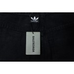 Balenciaga x Adidas Side Stripes Baggy Jeans in Black CK 2802024016