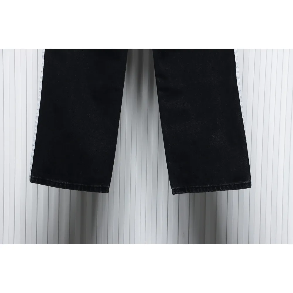Balenciaga x Adidas Side Stripes Baggy Jeans in Black CK 2802024016