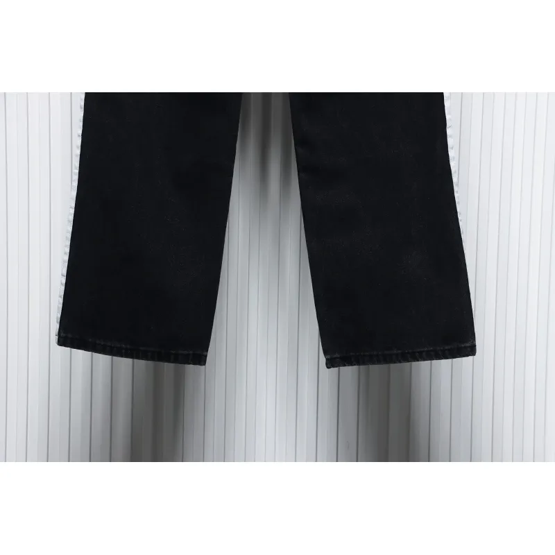 Balenciaga x Adidas Side Stripes Baggy Jeans in Black CK 2802024016
