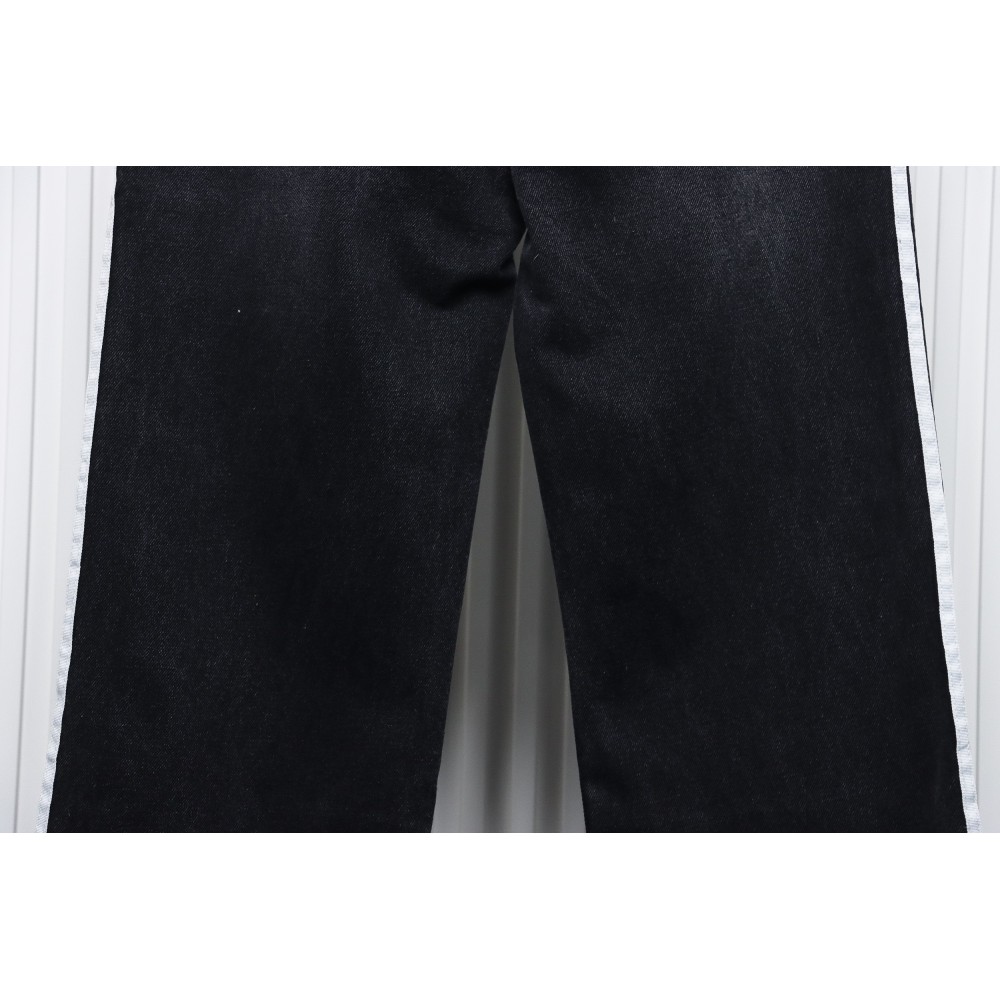 Balenciaga x Adidas Side Stripes Baggy Jeans in Black CK 2802024016