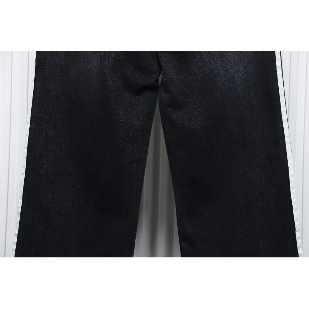 Balenciaga x Adidas Side Stripes Baggy Jeans in Black CK 2802024016