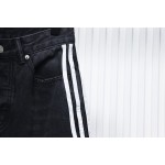 Balenciaga x Adidas Side Stripes Baggy Jeans in Black CK 2802024016
