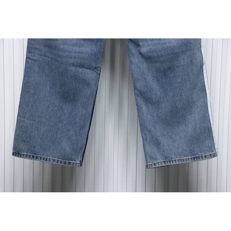 Balenciaga x Adidas Side Stripes Baggy Jeans in Blue CK 2802024016