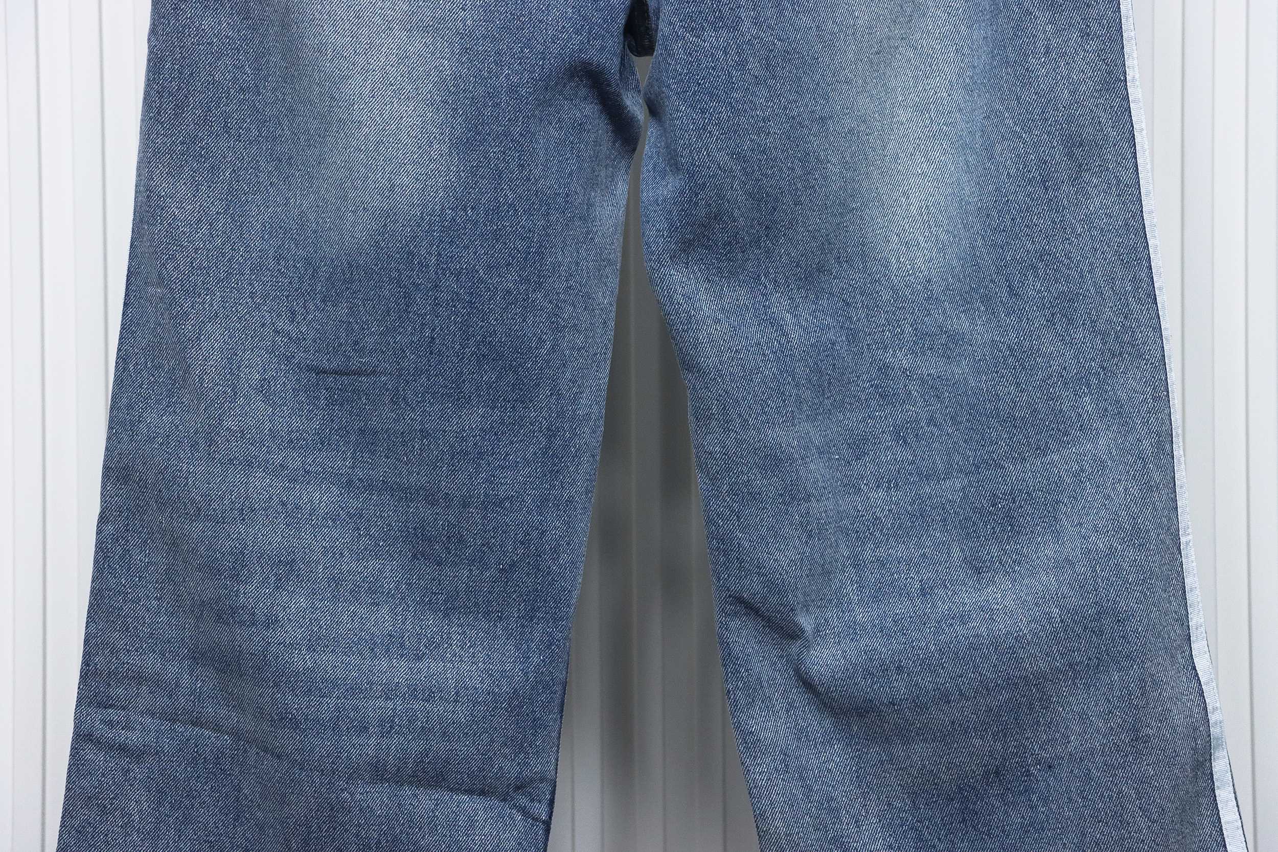 Balenciaga x Adidas Side Stripes Baggy Jeans in Blue CK 2802024016