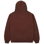 Sp5der x Young Thug Web Hoodie Brown YZ GE916
