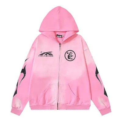 Hellstar Sport Hoodie Pink CK24122301 01