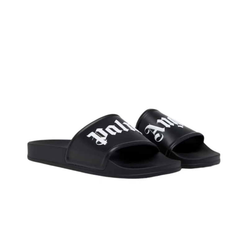 Palm Angels Pool Slides Black CK 24122301