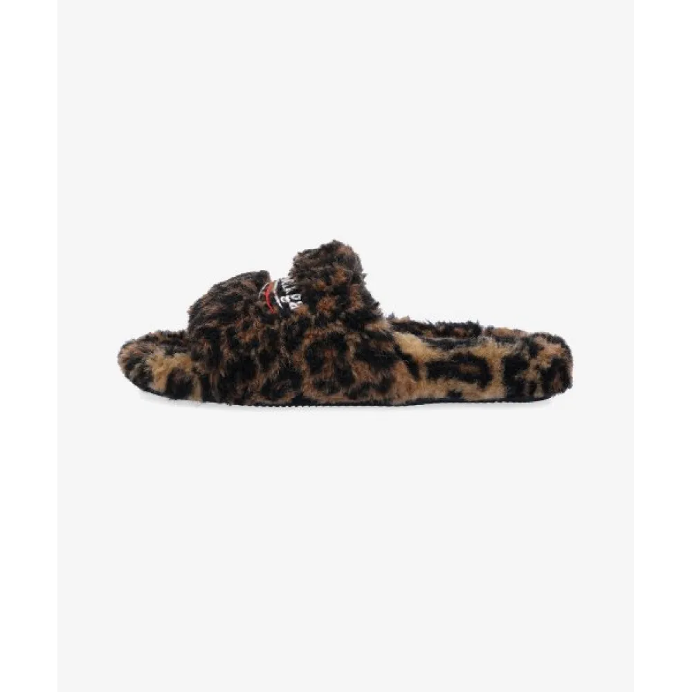 Balenciaga Furry Slides 'Leopard' CK20241225