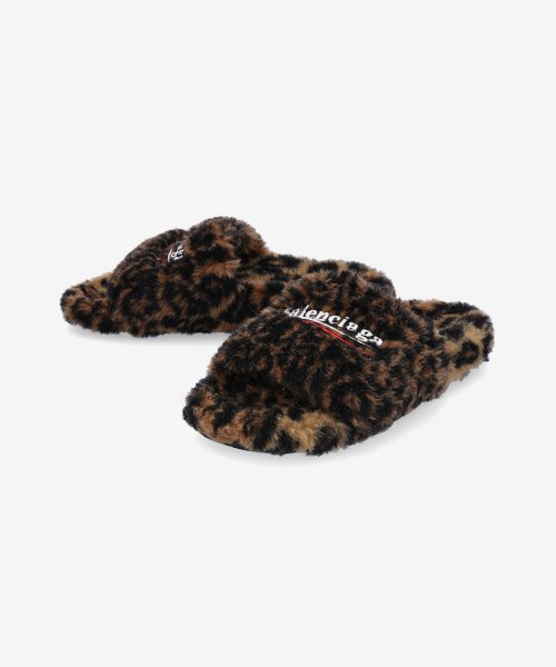 Balenciaga Furry Slides 'Leopard' CK20241225