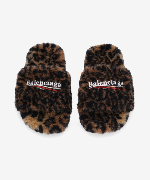 Balenciaga Furry Slides 'Leopard' CK20241225