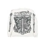 Hellstar Airbrushed Bones Longsleeve White CK20211225