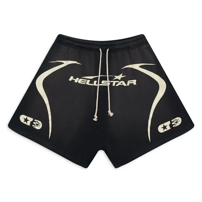 Hellstar Warm Up Shorts Black