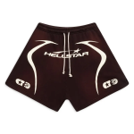 Hellstar Warm Up Shorts Brown