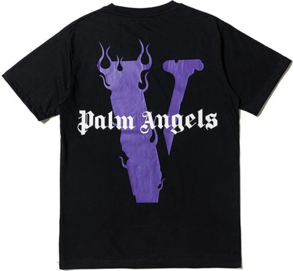 Vlone x Palm Angels T-Shirt Purple/Black