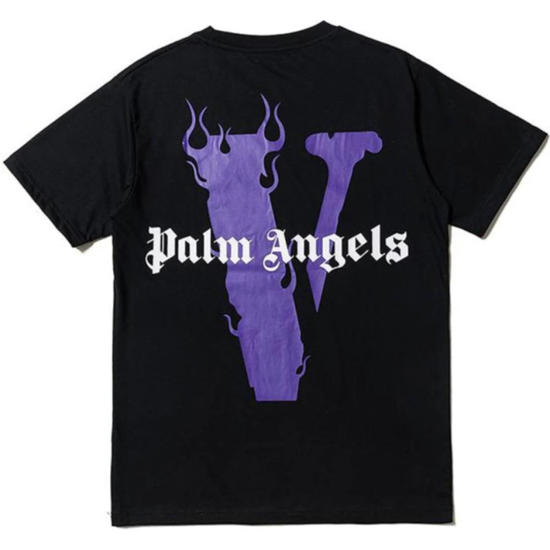 Vlone x Palm Angels T-Shirt Purple/Black