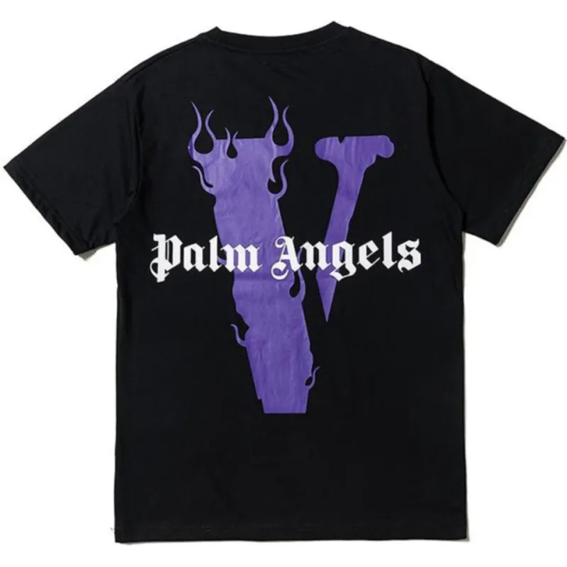 Vlone x Palm Angels T-Shirt Purple/Black