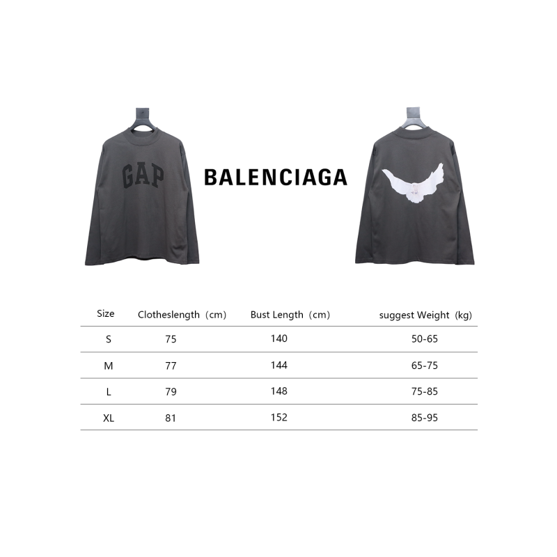 YEEZY x GAP x BALENCIAGA GREY Hoodie CK20241225