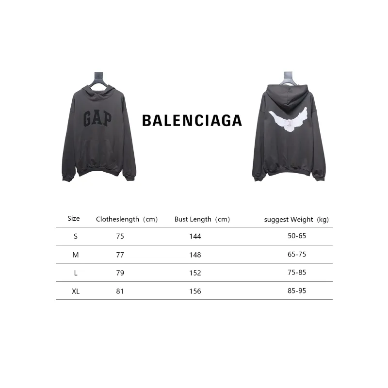 YEEZY x GAP x BALENCIAGA Hoodie Dark Gray CK20241225