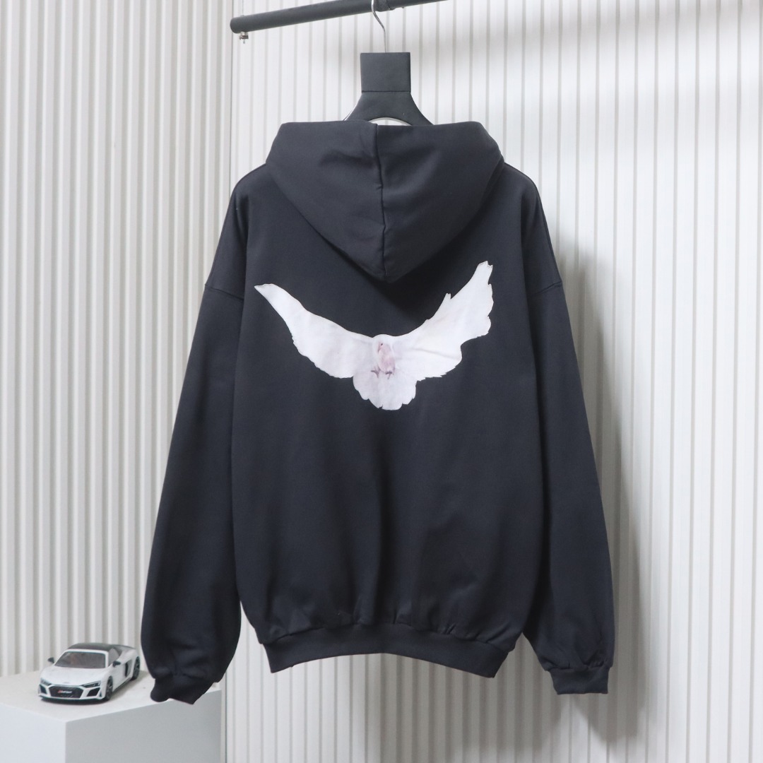 YEEZY x GAP x BALENCIAGA Hoodie Hoodie BLACK CK20241225