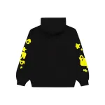 Sp5der Beluga Hoodie Onyx/Yellow YZ GE936