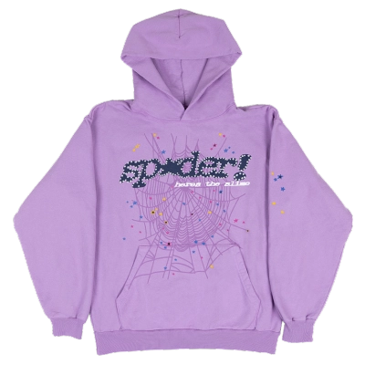 Sp5der Acai Hoodie Purple YZ EG911 01