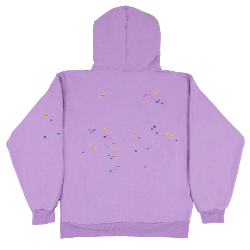 Sp5der Acai Hoodie Purple YZ EG911