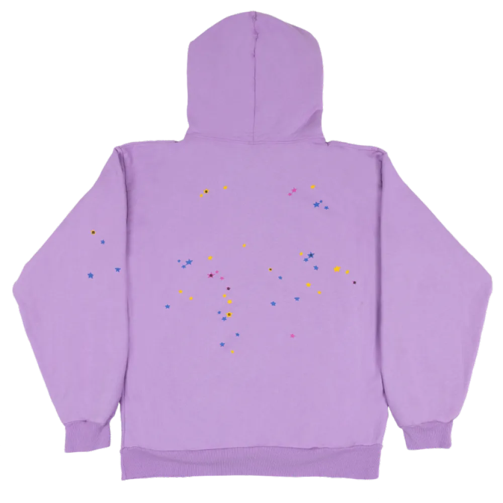 Sp5der Acai Hoodie Purple YZ EG911