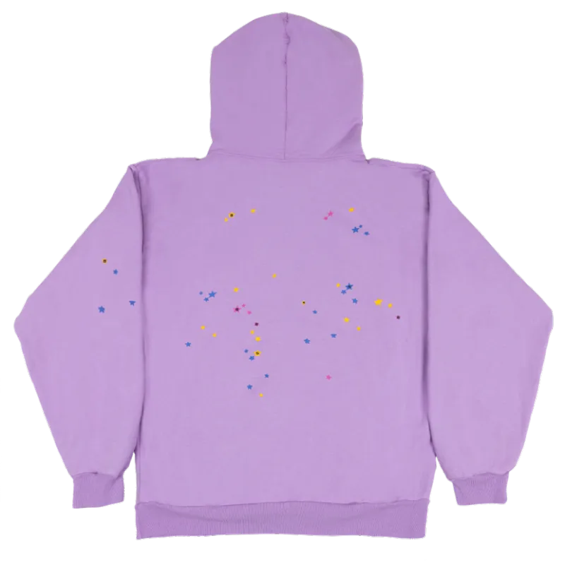 Sp5der Acai Hoodie Purple YZ EG911