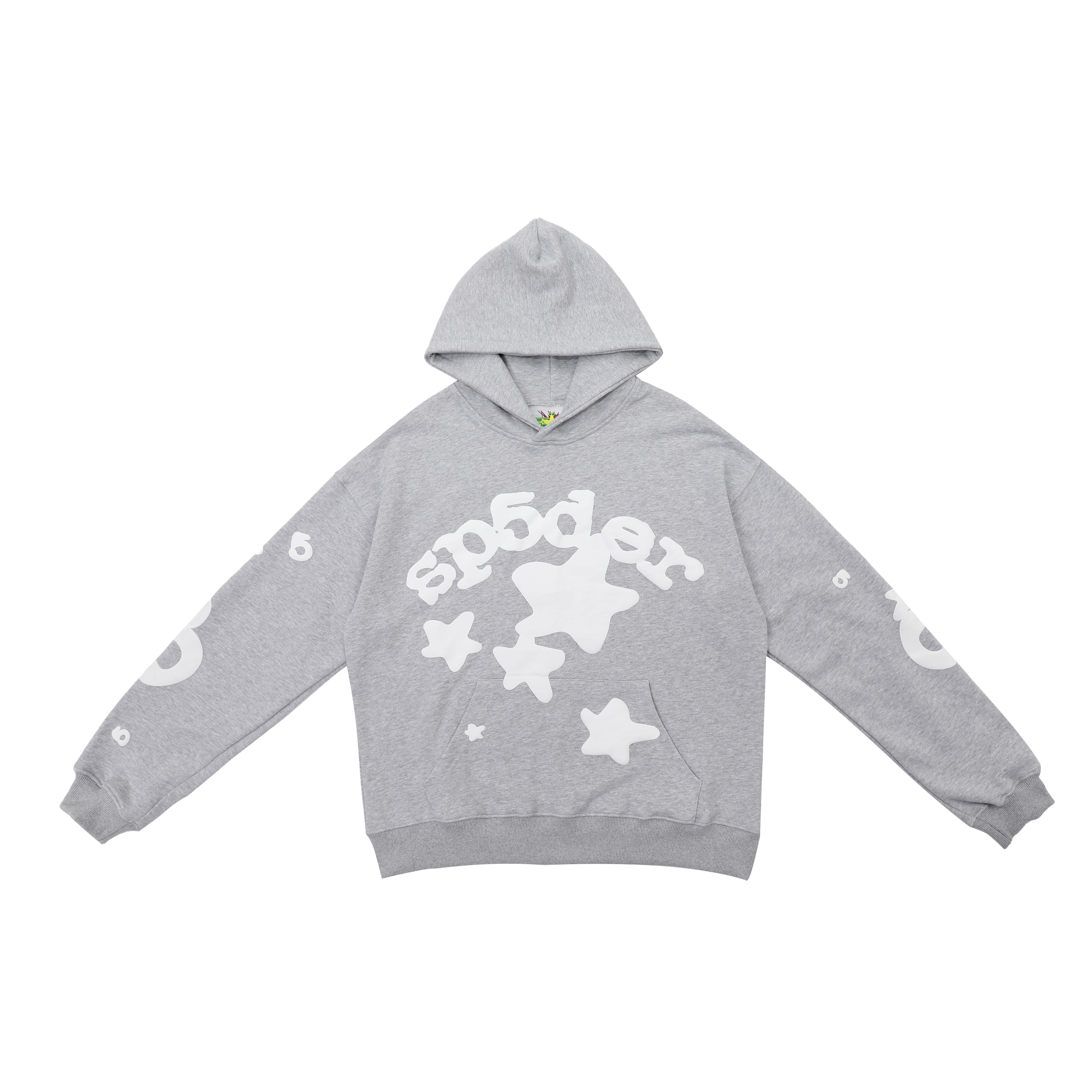 Sp5der Beluga Hoodie Heather Grey YZ EG915