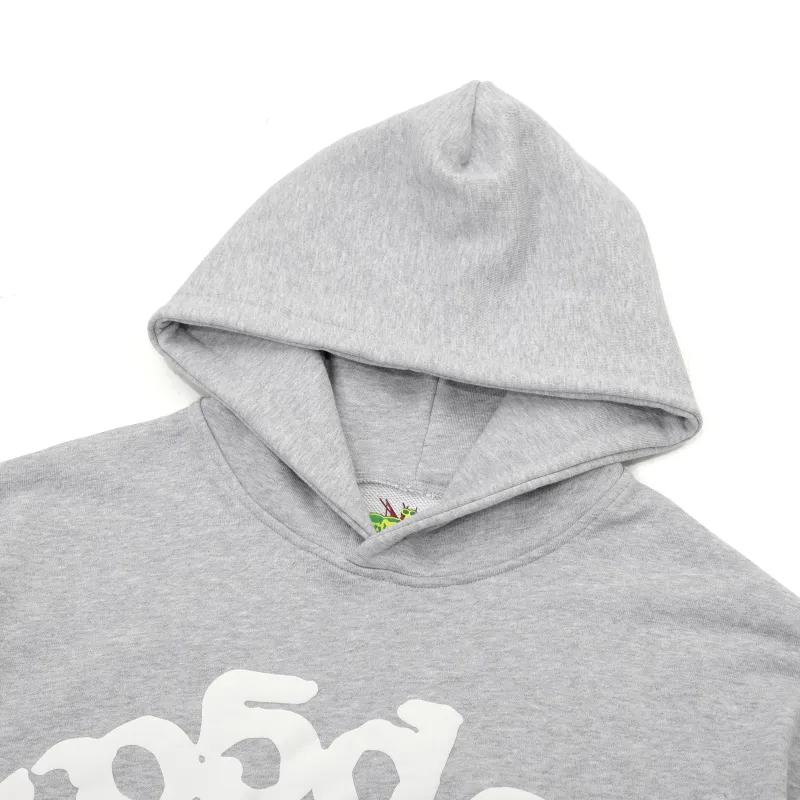 Sp5der Beluga Hoodie Heather Grey YZ EG915