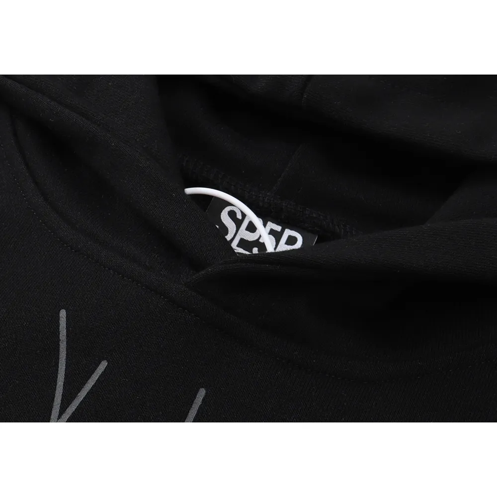 Sp5der P*NK Hoodie Black YZ EG912