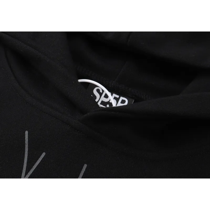 Sp5der P*NK Hoodie Black YZ EG912