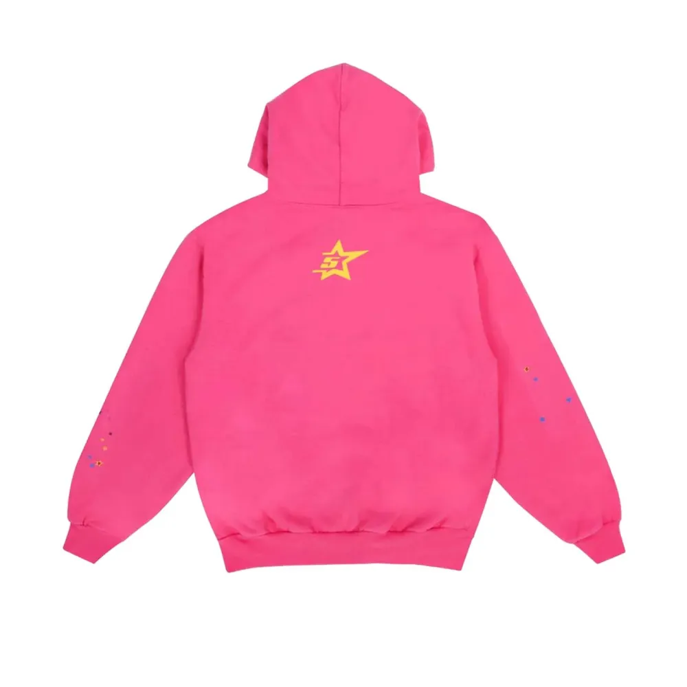 Sp5der P*NK Hoodie Pink YZ EG912