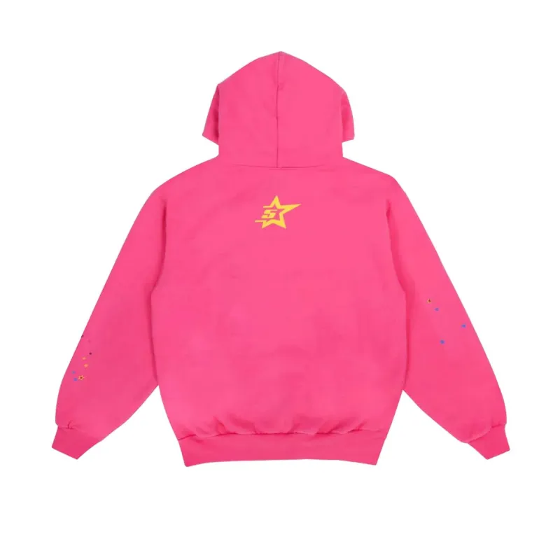 Sp5der P*NK Hoodie Pink YZ EG912