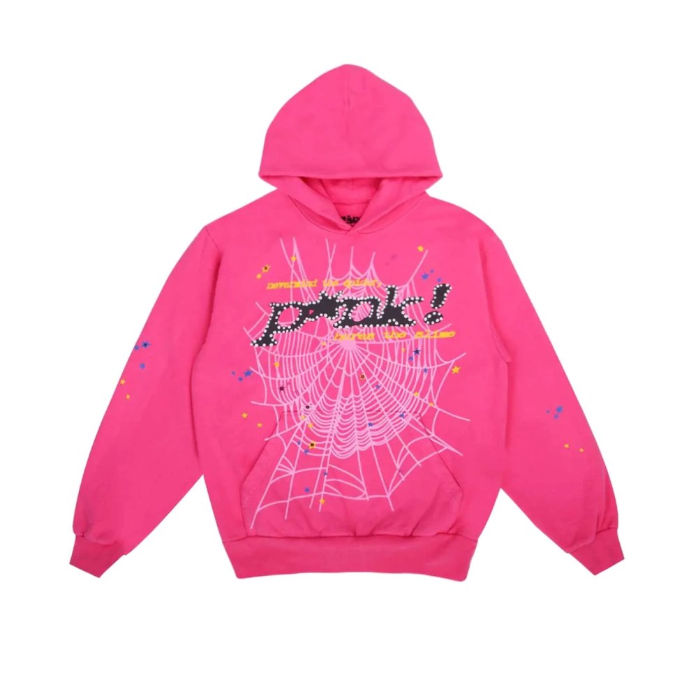 Sp5der P*NK Hoodie Pink YZ EG912
