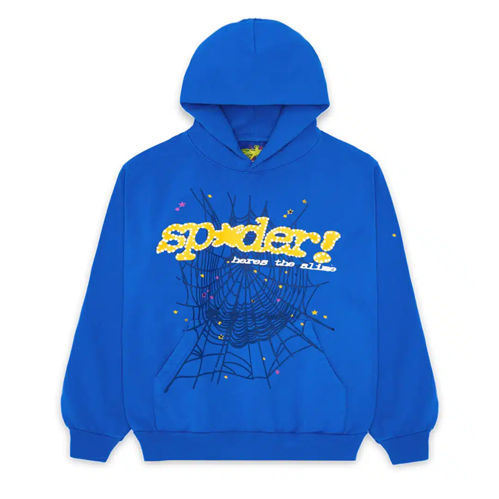 Sp5der TC Hoodie Blue YZ EG911