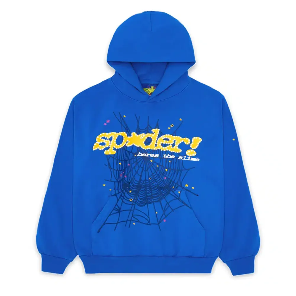 Sp5der TC Hoodie Blue YZ EG911