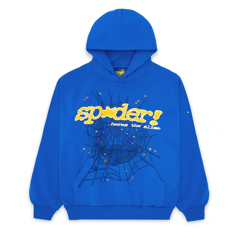 Sp5der TC Hoodie Blue YZ EG911