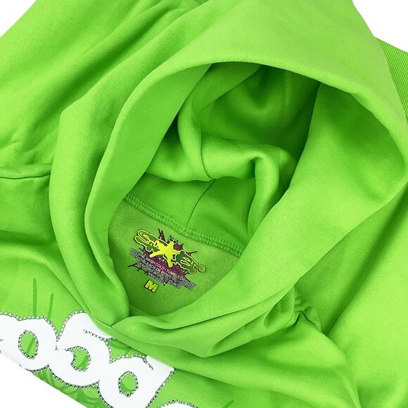 Sp5der Web Hoodie Slime Green YZ EG913